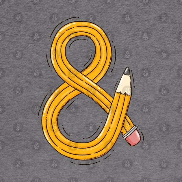 Ampersand. Twisted Pencil by Tania Tania